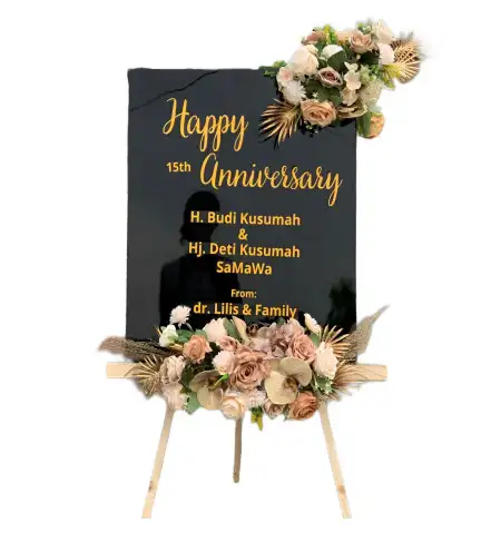 Papan Bunga Akrilik Trompoasri