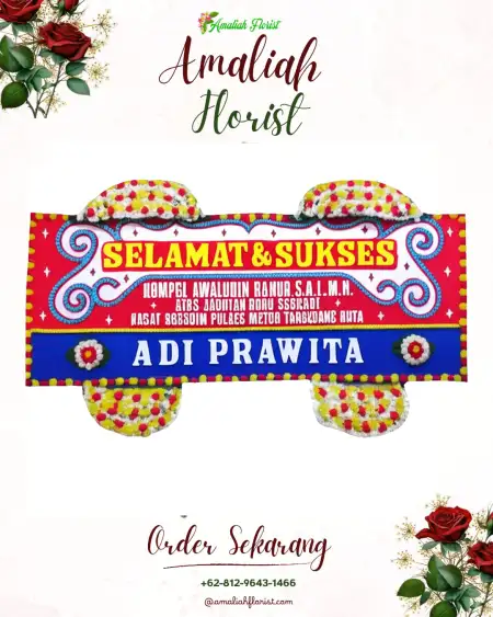 Papan Bunga Ucapan Selamat Trompoasri